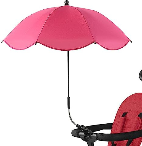 Pekoluta Paraguas De Cochecito De Bebé | Sombrilla Carrito Bebe Universal - Parasol Bebe | Sombrilla Para Cochecito | Cochecito Paraguas Con Protección UV