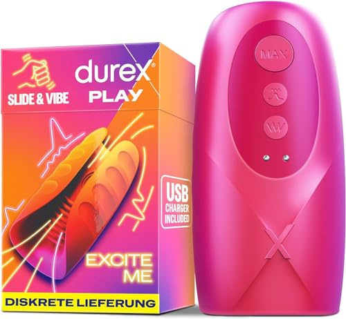 Durex Durex Sensorial Masturbator, Pink, 13,5 cm