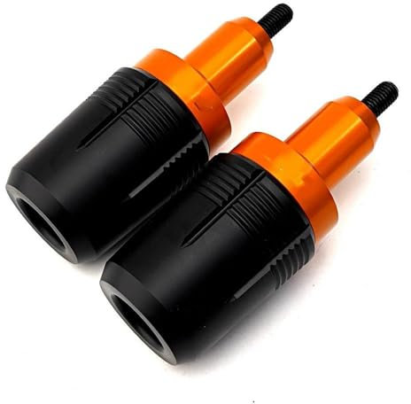 DKPMWD Sturzpads Motorrad Für Kawasaki Für Ninja 400 Für NINJA400 2016-2023 Motorrad Zubehör Sturzpads Fallen Schutz Crash-Schutz Motorrad Rahmen(Orange)
