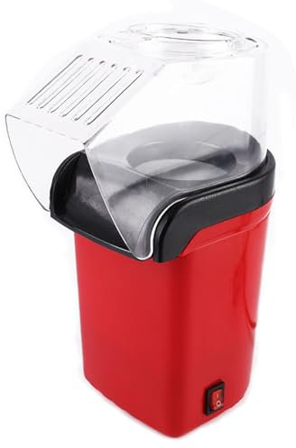 Machine à Pop-Corn à air Chaud 1200 W, Machine à Pop-Corn pour la Maison, Machine à Pop-Corn avec Circulation d'air Chaud, Une Seule Touche, délicieuse et Saine, Pop-Corn Rapide en 3 Minutes