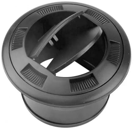 Auto AC Klimaanlage Entlüftung grill Auto Schwarz Verschließbar Drehbar 75mm Armaturenbrett Air Vent Outlet Klimaanlage Deflektor Seite Dach