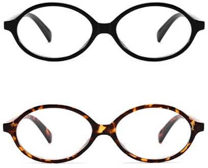FEISEDY Vintage Oval Blaulichtbrille B0254