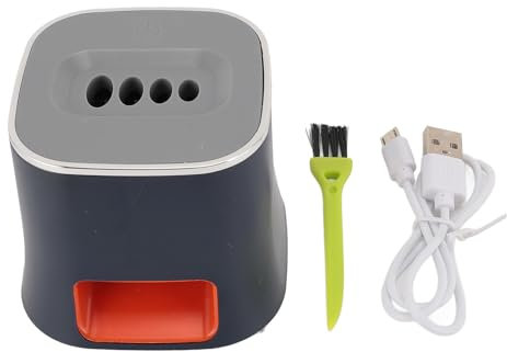 Sbucciatore automatico di noci, sbucciatore elettrico di noci, macchina per sbucciare le noci ad alta efficienza, design sicuro, risparmio di tempo, per uso in cucina, materiale (Blu)