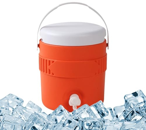 Wasserspender - Kühlboxen für Sportgetränke | 3,8L Isolierkanne mit Wasserhahn | Outdoor Getränkespender für Camping, Angeln, Wandern | Isolierter Transport für Getränke fr