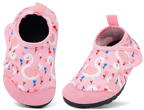 MASOCIO Chaussures Aquatiques Enfant Chaussures d'eau Antidérapantes Séchage Rapide pour Plage Piscine Mer