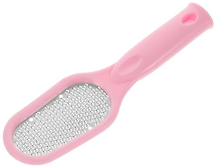 Beavorty Lima per Piedi in Acciaio Inox e Abs, Raschietto per Calli e Pelle Morta, Strumento Portatile per Pedicure e Massaggio Piedi, Adatto a Uomini, Donne e Anziani, Facile da Pulire