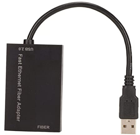 Ejoyous Adaptateur de Port Optique USB A, Port Optique Unique, Adaptateur de Serveur Ethernet 100M, Mode d'économie d'énergie pour Le Bureau