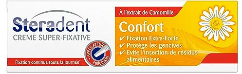 STERADENT Crema fissativa Comfort alla Camomilla Tubo da 40 g