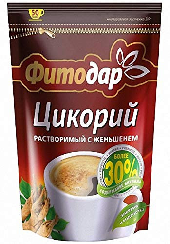 4x Zichorie „FITODAR“ Ginseng 100g Цикорий растворимый с женьшенем