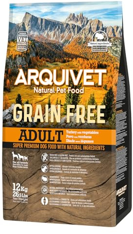 Arquivet Hundefutter mit Truthahn ohne Getreide, 12 kg (1 Stück)
