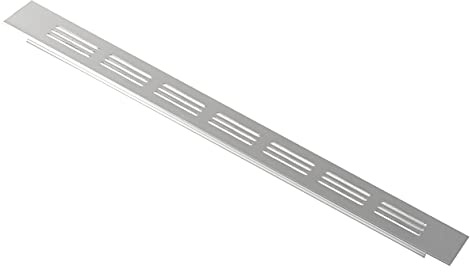 Plata 300x40 mm Rejilla de Aluminio para Ventilación, Rejilla de Ventilación para Zócalos Armarios de Cocinas, Viviendas, Oficinas