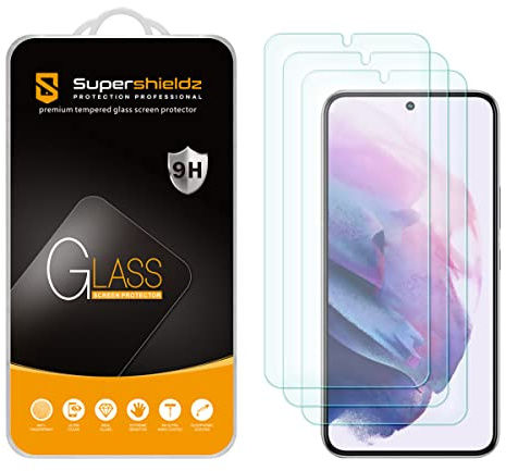 Supershieldz (3 Pack) Designed for Samsung Galaxy S22+ / S22 Plus Tempered Glass Screen Protector, Anti Scratch, Bubble Free
