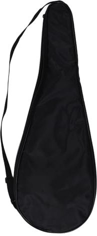 Racketväska Squash Racket Cover Bag Vadderad Racket Bärväska med Justerbar Axelrem(svart)