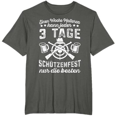 Sportschütze Sportschießen Schützenkönig 3 Tage Schützenfest T-Shirt