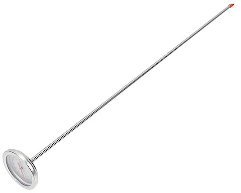 Kisangel Kompost-thermometer Messgerät Zur Messung Der Bodentemperaturmesser Gartenthermometer Kompostthermometer Feuchtigkeitsmesser Für Pflanzen Sondentyp Rostfreier Stahl Anlage