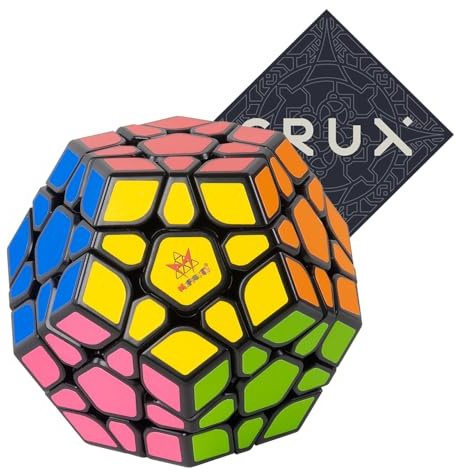 Meffert's Megaminx Puzzle - Sehr schwieriger einzigartiger Würfelstil - Inklusive Crux Aufkleber