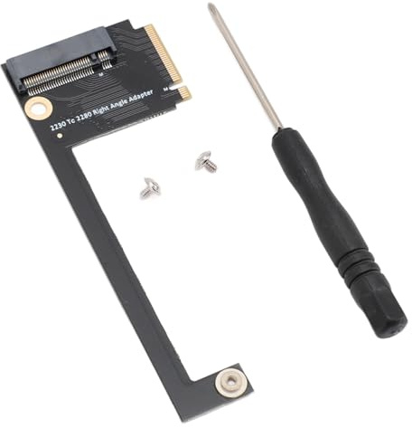Bewinner Für Rog Ally Handheld-Konvertierung 2230 zu 2280 SSD-Festplatten-Erweiterungs Platine, NVME M-Schlüssel NGFF M.2 PCIE 4.0 3.0 Gold Finger Adapter 90 Grad Upgrade-Konvertierungs