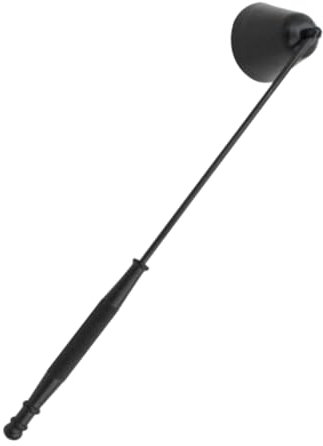 Warmhm 1stk Dochtlöffel Zubehörset Für Kerzen Feuerlöschwerkzeug Kerzendochtlöscher Kerzen-kit Dochtschneider Schwarze Kerzenflammenlöscher Kerzenlöscher Sicherheitskerze