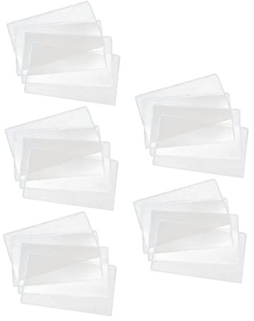 PLAFOPE 20stücke Teiliges Große Transparente Harte Schutzhüllen Für Banknoten Aufbewahrungstaschen Stamp Collector Supplies Geeignet Für Papiergeld Medaillen Marken