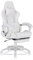 HOMRACER Ergonomic Gaming Chair – High Back PU Leather Executive Desk Chair with Massage, Swivel Computer Chair for Home Office, Heavy Duty Support up to 400 lbs, Present(Classic White)
