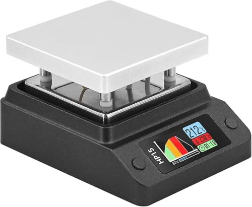 Candeon Plaque Chauffante De Soudure, 150W 12-24V Plaque Chauffante Pcb Pour Station De Soudure, 50x50mm Digital Lcd Station De PréChauffage Pour Retravail En Lab, 80℃-350℃ RéGlable