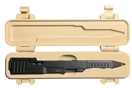 Tactical Slide Action Ballpoint Pen, Slide Action Pens EDC, 3D Printed Novelty Handgun-Themed Pen with Functional Ink Refill, Unique Gift for Tactical Gear Fans Refillabl (A)