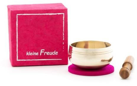 Klangschale in Box kleine Freude: 100% Handgefertigt in Nepal und natürlich fair gehandelt.