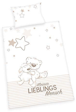 Herding Bäddset bomull, vit, 40 x 60 cm, 100 x 135 cm