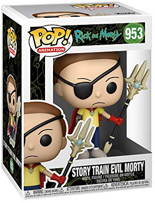 Funko POP! Animation: Rick & Morty - Mortimer Morty Smith - Evil Morty Rick Vinyl - Rick And Morty - Vinyl-Sammelfigur - Geschenkidee - Offizielle Handelswaren - TV Fans | Pop Animation Rick and Morty 9,5 cm Actionfigur - Story Train Evil Morty #953