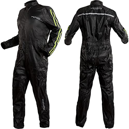 Traje Lluvia Chaqueta Moto Scooter Impermeable Unisex Alta Visibilidad