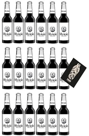 Fritz-Kola Zero 18er Set Fritz Kola Zuckerfrei 18x 0,33L inkl. Pfand MEHRWEG mit Mixcompany Grußkarte