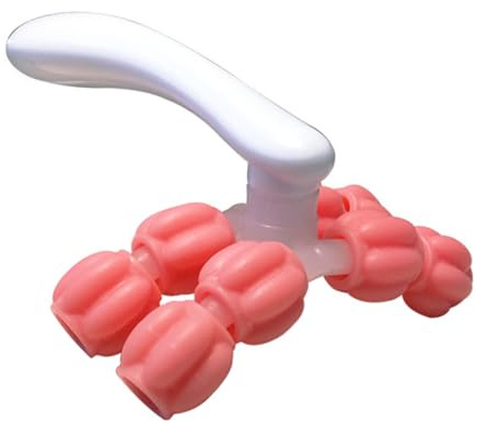 Y-förmiges 8-Kugeln Massagegerät aus Kunststoff für Hand, Nacken Schultern | Ergonomisches Design mit Bequemer Grifffläche zur Muskelentspannung im Fitnessstudio oder Zuhause
