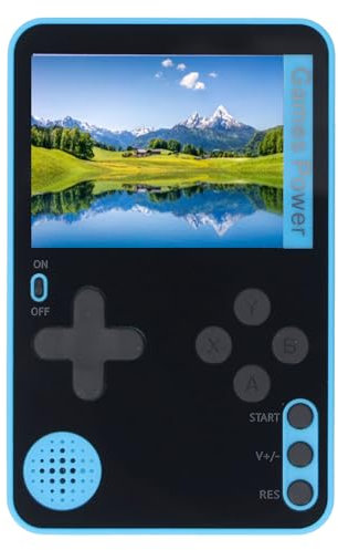 Handheld-Spielekonsole, Retro-Minispielmaschine, 2,4-Zoll-Farbbildschirm, Unterstützung für Geburtstagsgeschenke für und Erwachsene, Ultradünne Tragbare Retro-Videospielkonsole