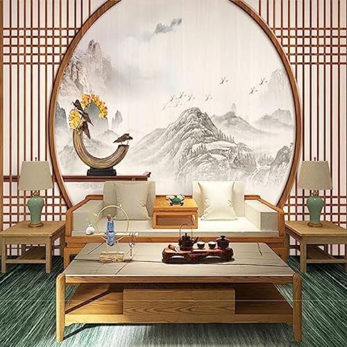 XLMING Imitation Bois Simple Et Classique Papier Peint 3D Intissé Salon Canapé Chambre À Coucher Salle Manger Intérieure Murale-150cm×105cm
