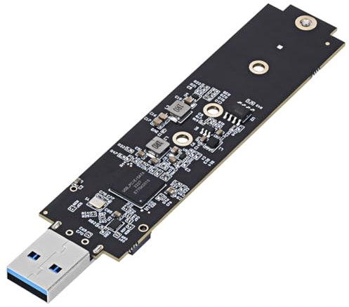 LYEAA USB 3.1 Gen 2 to M.2 NVMe SSD Converter Adapter for 2TB PCIe M Key Drives Type A M.2 Direct Plug-in Adapter
