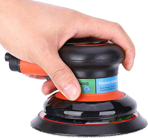 Orbital Sander, 5in Pneumatic Alloy Hand Sanding Polishing KOPO Random-Orbit Sanders Machine Tool for Car Stone with Eccentric Double Auto Body Automotive