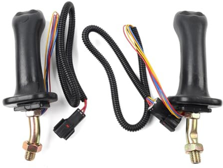 SIKUAI 1 paar Bagger Assy Joystick Griff Schwarz Metall ; Kunststoff Für DH DX150 215 300 225 370-9C