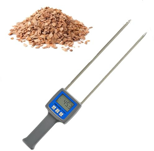 Misuratore Dell'umidità Per Pellet Di Legno, Misuratore Dell'umidità Per Pellet Di Legno, Intervallo Di Misurazione 0-84%, Compensazione Automatica Della Temperatura, Per Pellet Di Legno, Segatura, Po