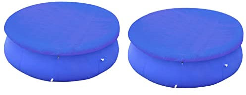 Casa e Giardino, Mobili-Piscina Coperture 2 pz per 450-457 cm Rotonda Fuori Terra