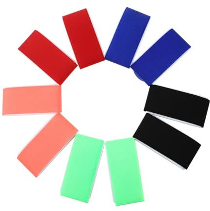 HONITANO 5 Pares Correas Fijación Snowboard Multiusos Nylon Duraderas Ajustables para Esquí Transporte Exterior