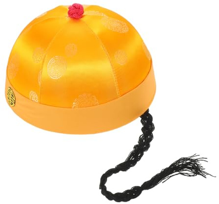 BESPORTBLE Chapeau De Costume Chapeau De Roi Chinois Costume De Roi Chinois Coiffe De Théâtre Accessoires De Performance Sur Scène Couvre-Chef De