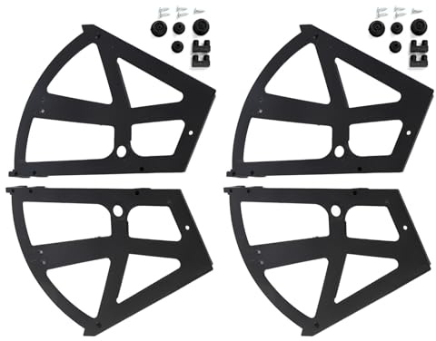 KIMISS Skoskåp Gångjärn Flip Rack Tillbehör - 4st/Set Hemmöbler Låda Gångjärn Flip Plate Ram Vändställ - Skoställ med Hög Kapacitet