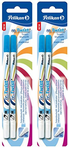 Doppelpack Pelikan 261M/2/B je 2 Tintenlöscher re.Twist Löschspitze M, multi-Spitze (2)