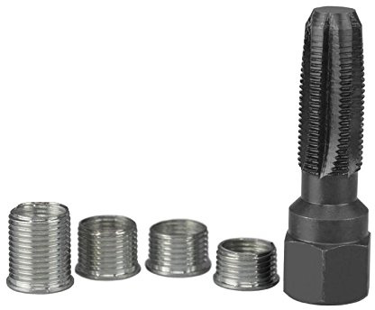 Sägenspezi Zündkerzen-Gewinde Reparatur-Set M14x1,25; Gewindeschneider; Gewindebuchse