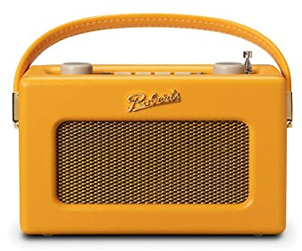Roberts Revival Uno BT Dab+/FM/Bluetooth Radio Portable Radio réveil, Jaune