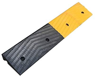 ANSNOW Sicherheits-Lkw-Uphill-Matte, Rutschfeste Servicerampen Aus Gummi, Robuste, Verschleißfeste Autorampen, Sonnenschutz-Bordsteinrampen Für Den Außenbereich, 6,5 Cm, Verschiedene Rampen/100 * 17