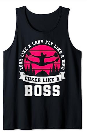 Jubeln wie ein Boss Cheerleading Tank Top