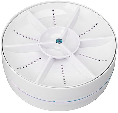 Mini Dishwasher for Home, Portable USB Installation Free Dish Washing Machine, Compact Turbo Washer for Home Kitchen Apartment for Dishware Fruit Vegetable (Blue)