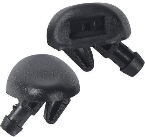 MObyat Scheibenwaschdüsen Kompatibel Mit Peugeot 206 1998–2023, 407 2003–2010, 2 Stück Auto-Frontscheibenwischer-Wasserwaschdüsen
