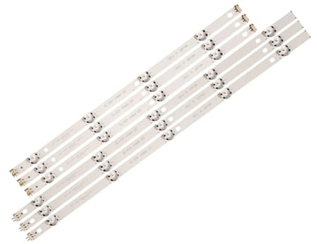 TUCANSBP 6 Pz/1 Set Striscia di Retroilluminazione A LED Compatibile for LG 49 TV 49UJ630 49LJ614V 49UJ634V 49UJ670 49UJ651V 49UJ701V 17Y 49UJ65_A_27LED